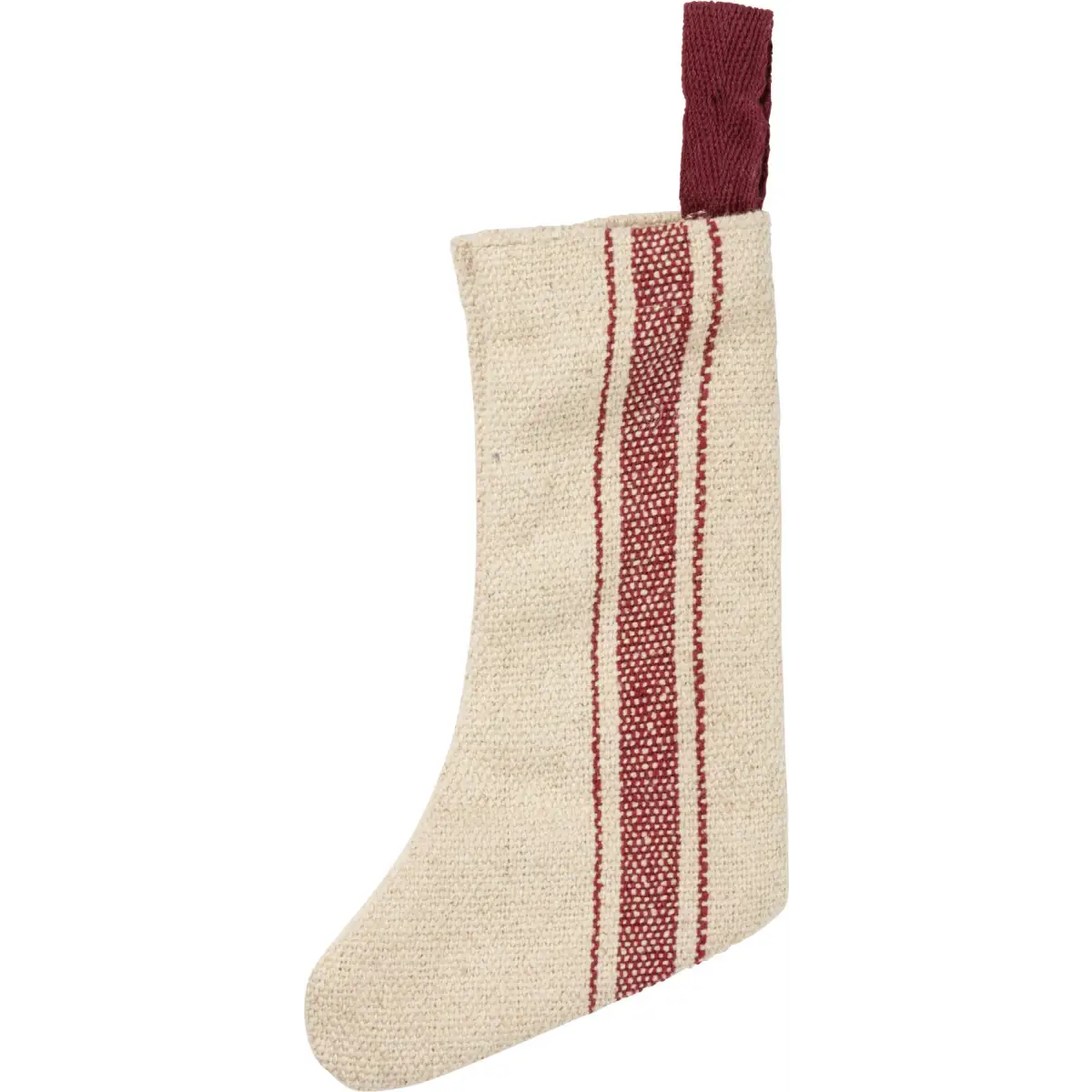 Mini Striped Christmas Stocking - Primitives by Kathy