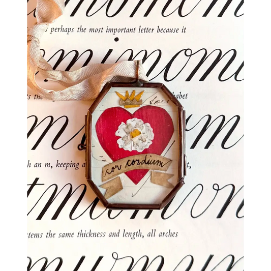 Miniature Art - Cor Cordium - Small Heart Locket - Maris Mirum