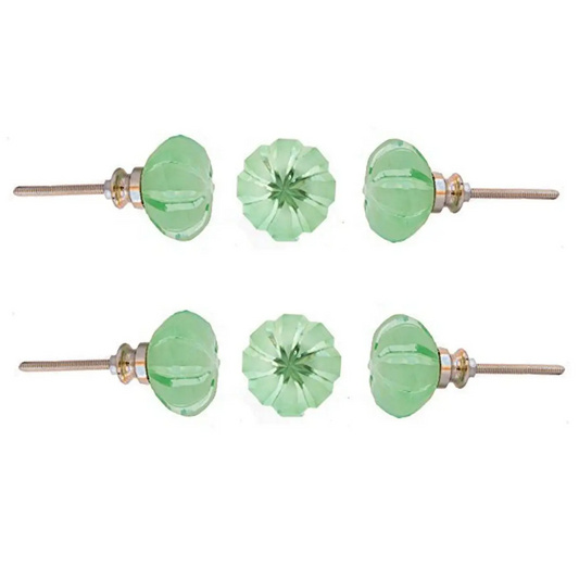 Mint Glass Tomato Knob (each) - Perilla Home