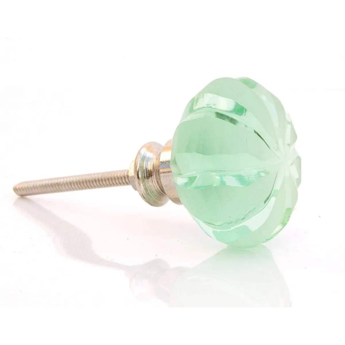Mint Glass Tomato Knob (each) - Perilla Home