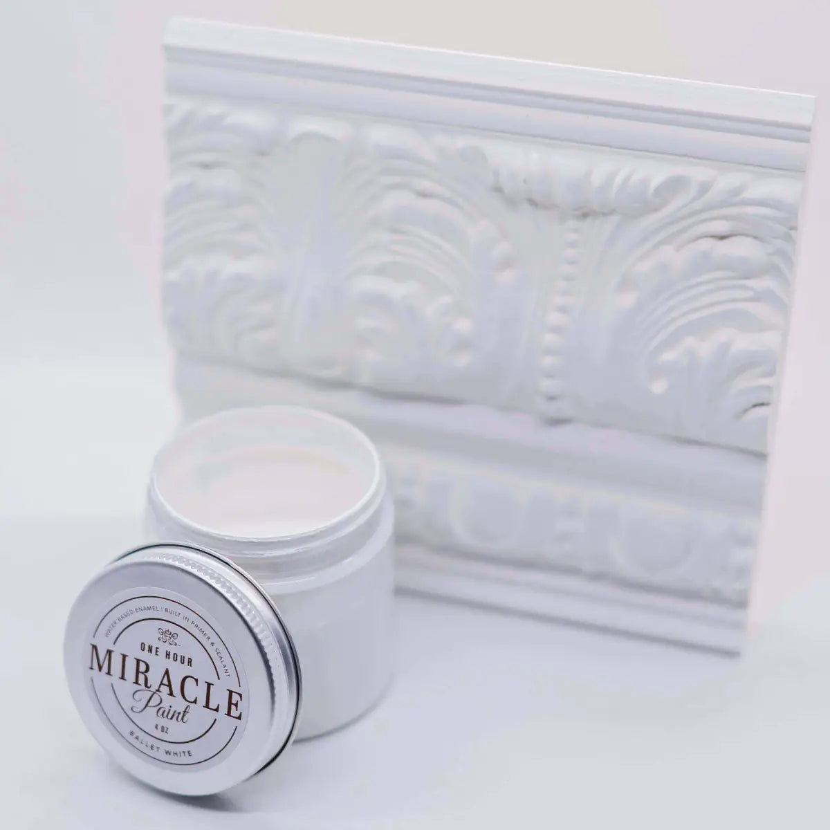 Miracle Paint - Ballet White 4oz Sample - Amy Howard At Home