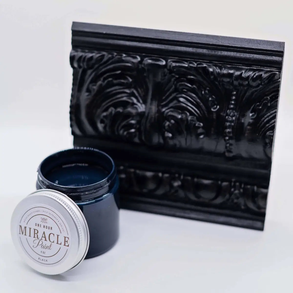 Miracle Paint - Black 4oz Sample - Amy Howard At Home