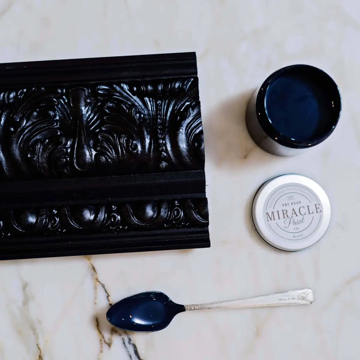 Miracle Paint - Black 4oz Sample - Amy Howard At Home