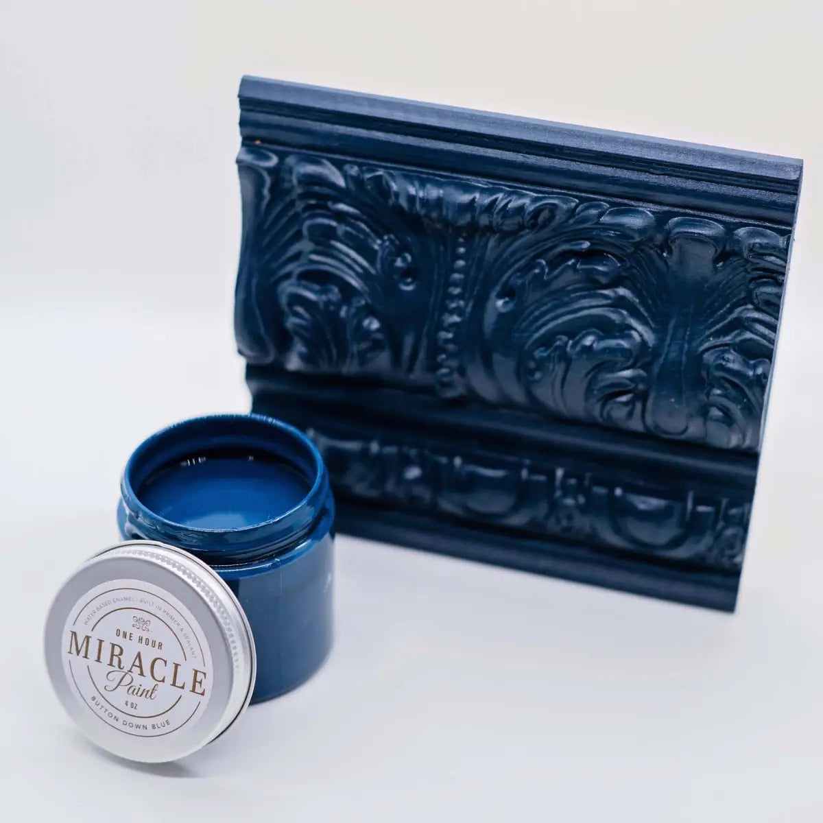 Miracle Paint - Button Down Blue 4oz Sample - Amy Howard At Home
