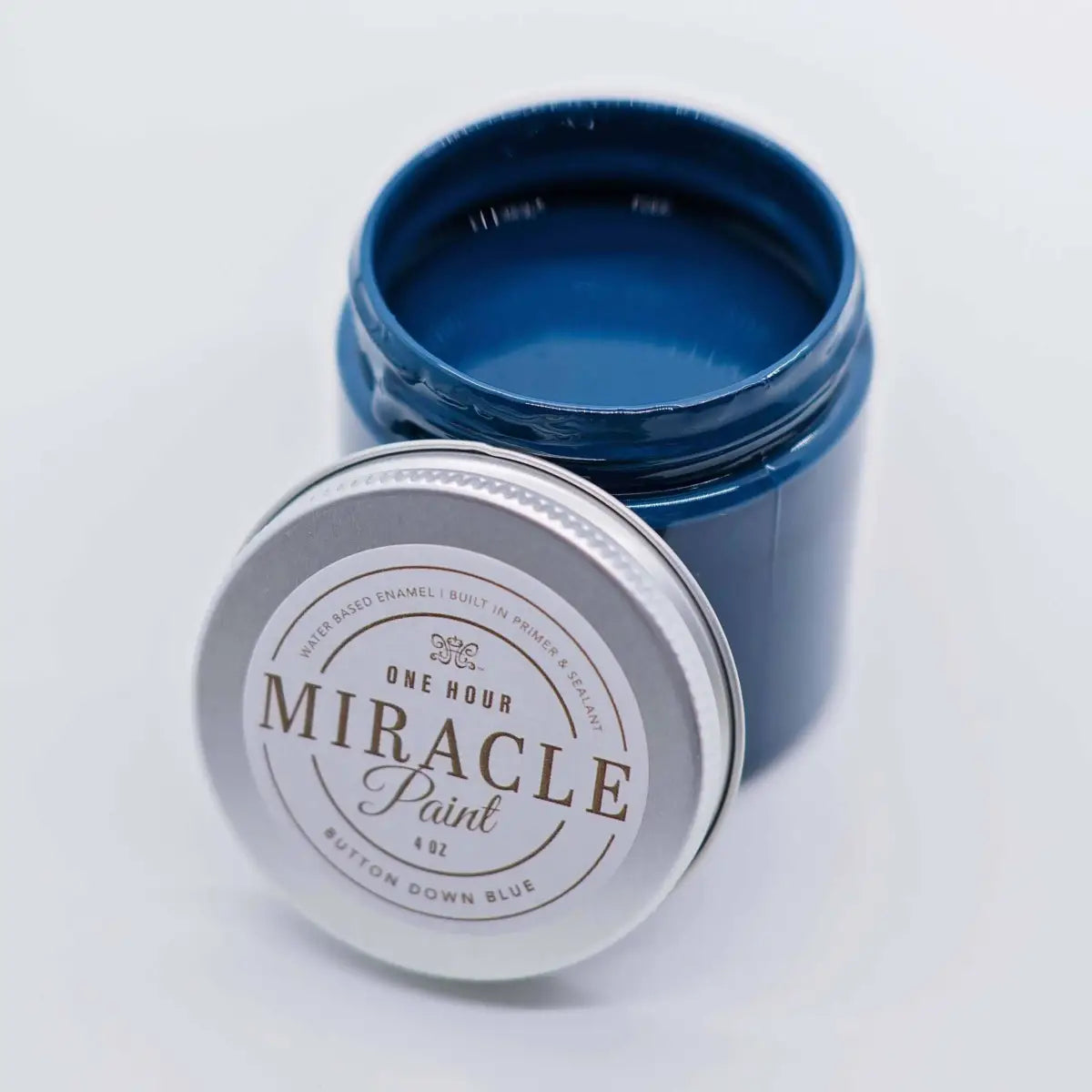 Miracle Paint - Button Down Blue 4oz Sample - Amy Howard At Home