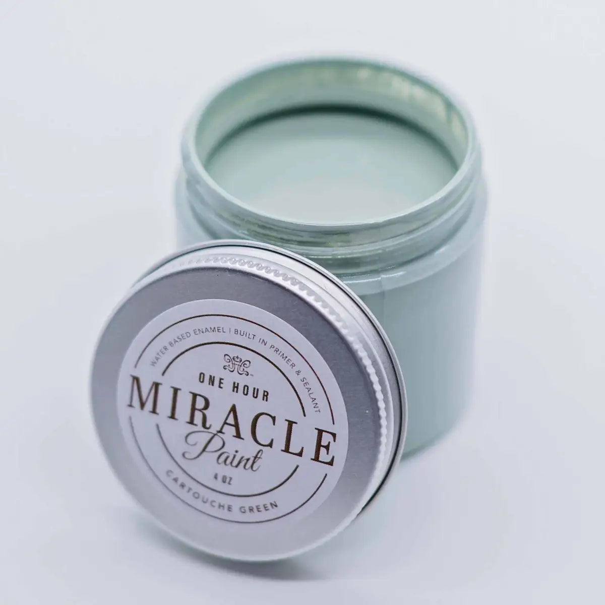 Miracle Paint - Cartouche Green 4oz Sample - Amy Howard At Home