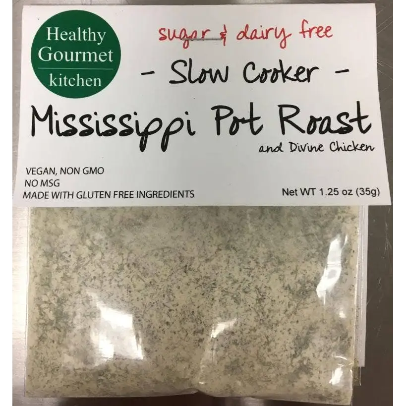 Slow Cooker Seasoning - Mississippi Pot Roast - Healthy Gourmet Kitchen