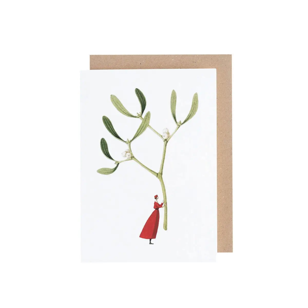 Christmas Card - Mistletoe by Laura Stoddart - Hester & Cook - Stationery