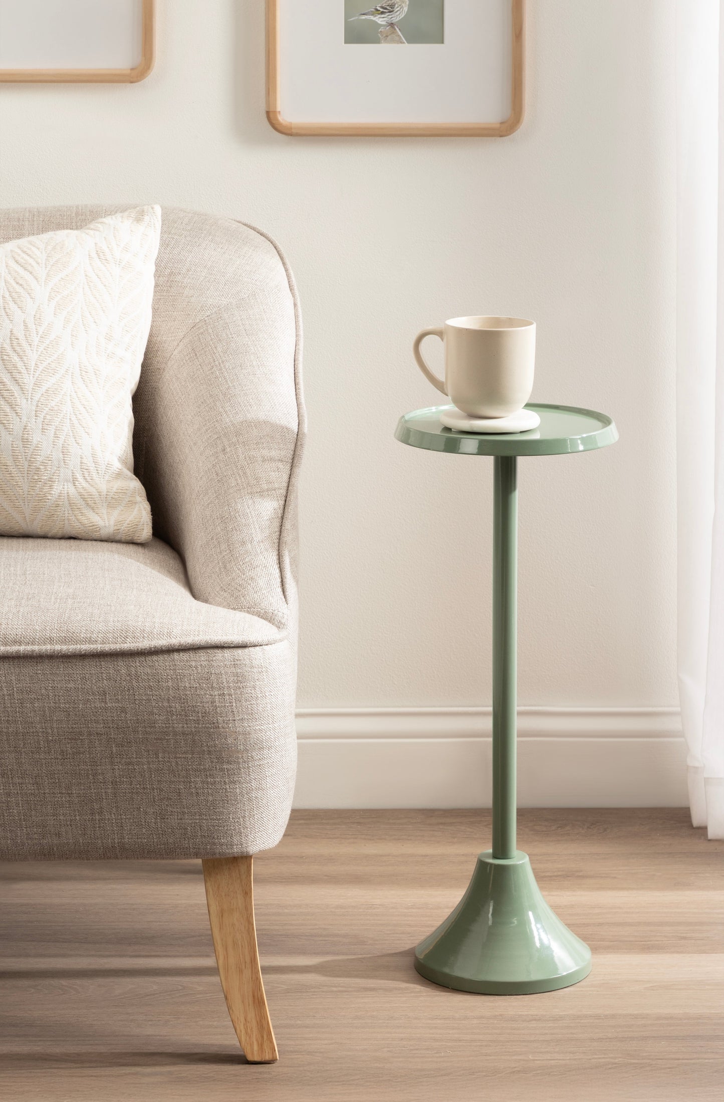 Sanzo Metal Cocktail Table or Plant Stand