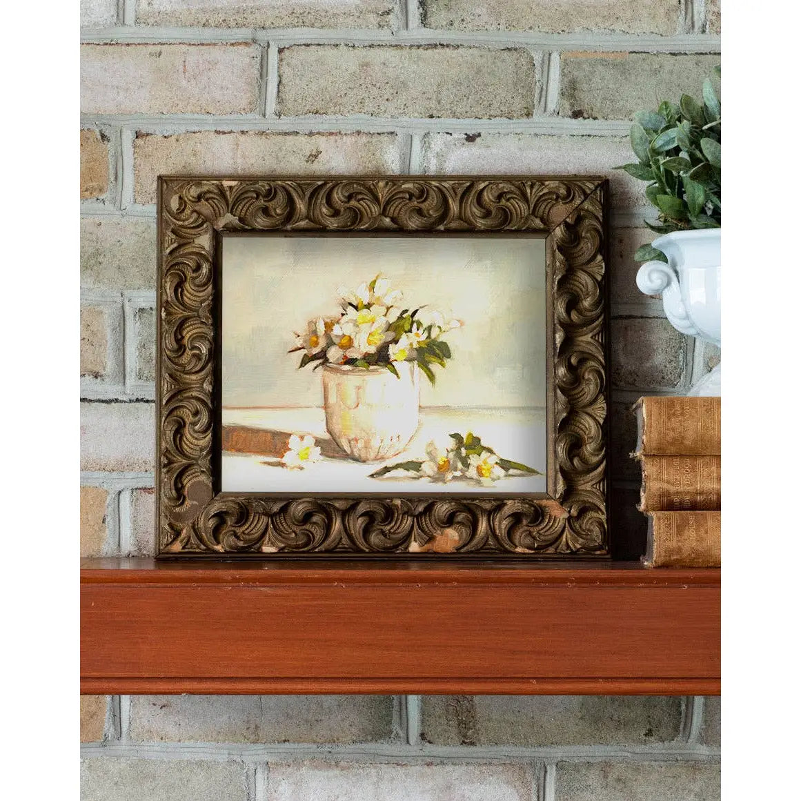 Art Print - Mock Orange Blossoms Painting - 5x7 - Miss Mustard Seed