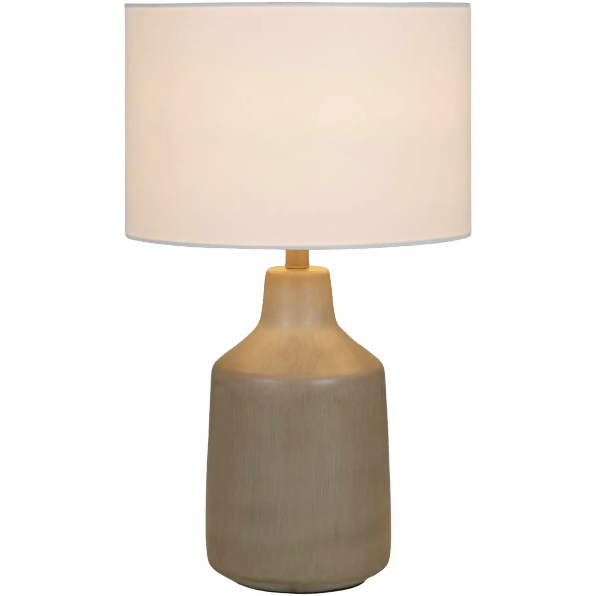 Modern Beige Resin Table Lamp - 25’’H x 15’’W x 15’’D - Boutique Rugs