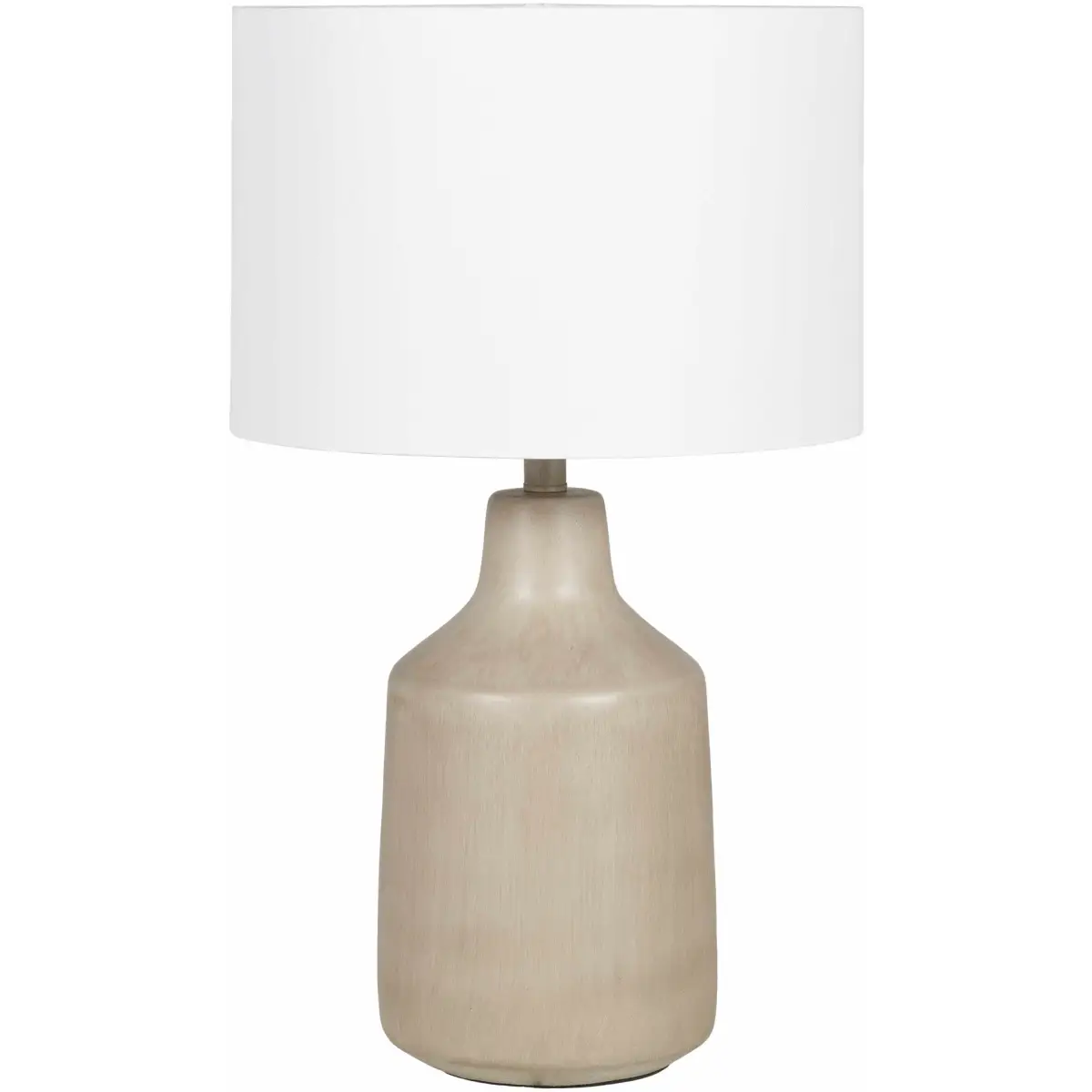 Modern Beige Resin Table Lamp - 25’’H x 15’’W x 15’’D - Boutique Rugs