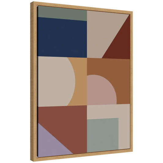 Modern Bohemian Pattern 1 - Framed Canvas Wall Art Print - 18x24 - kateandlaurel