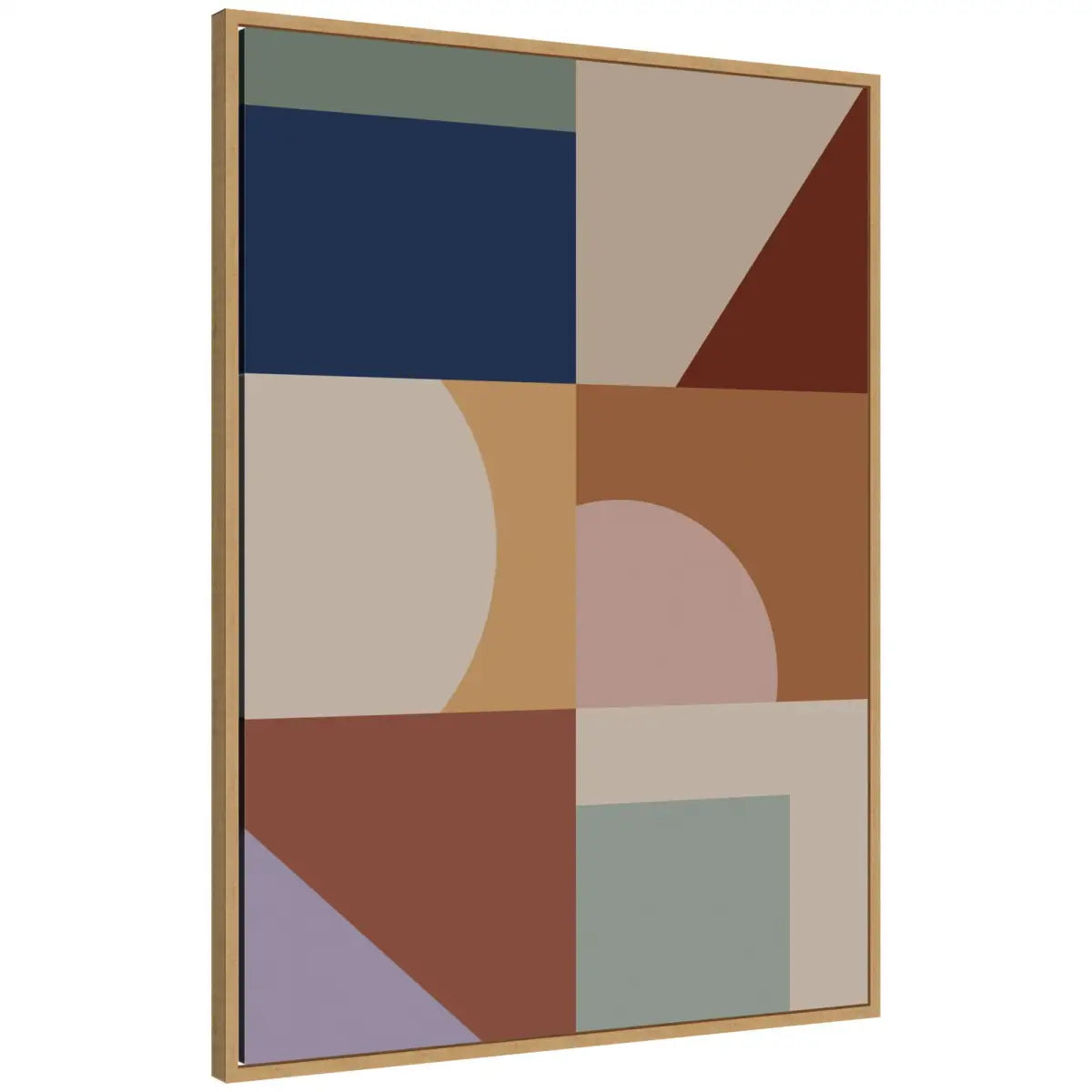 Modern Bohemian Pattern 1 - Framed Canvas Wall Art Print - 28x38 - kateandlaurel