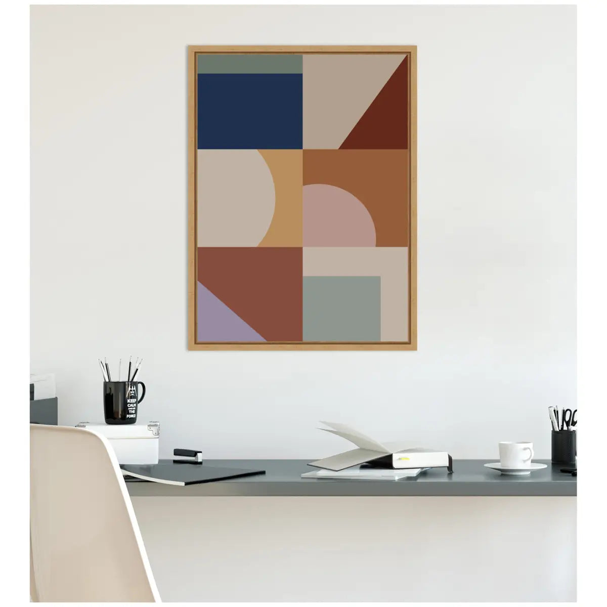 Modern Bohemian Pattern 1 - Framed Canvas Wall Art Print - kateandlaurel