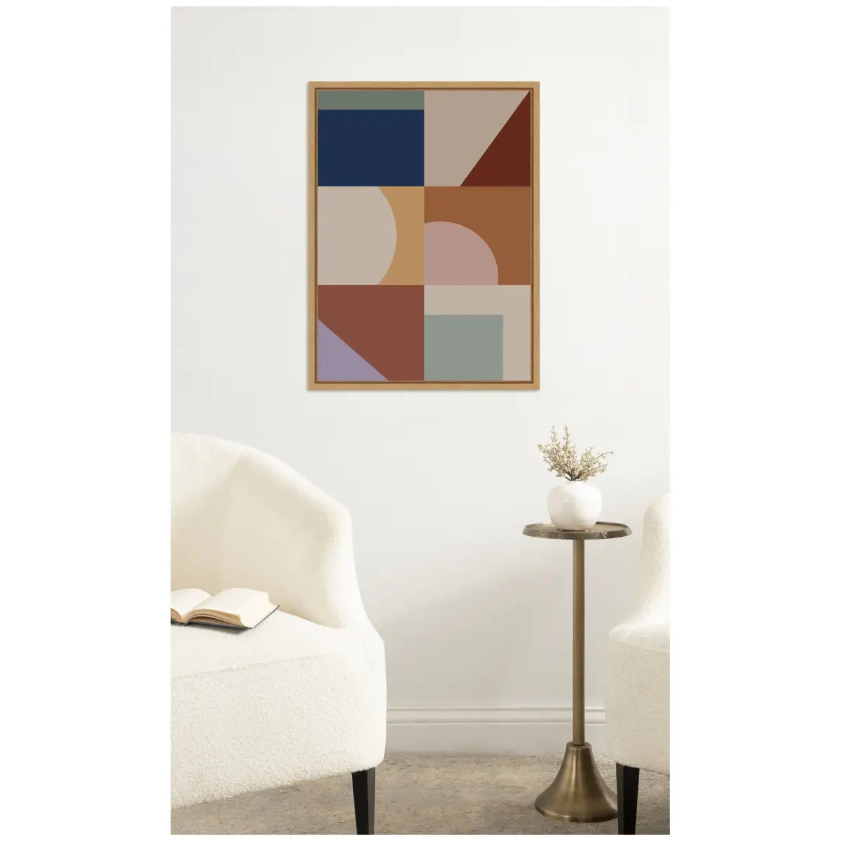 Modern Bohemian Pattern 1 - Framed Canvas Wall Art Print - kateandlaurel