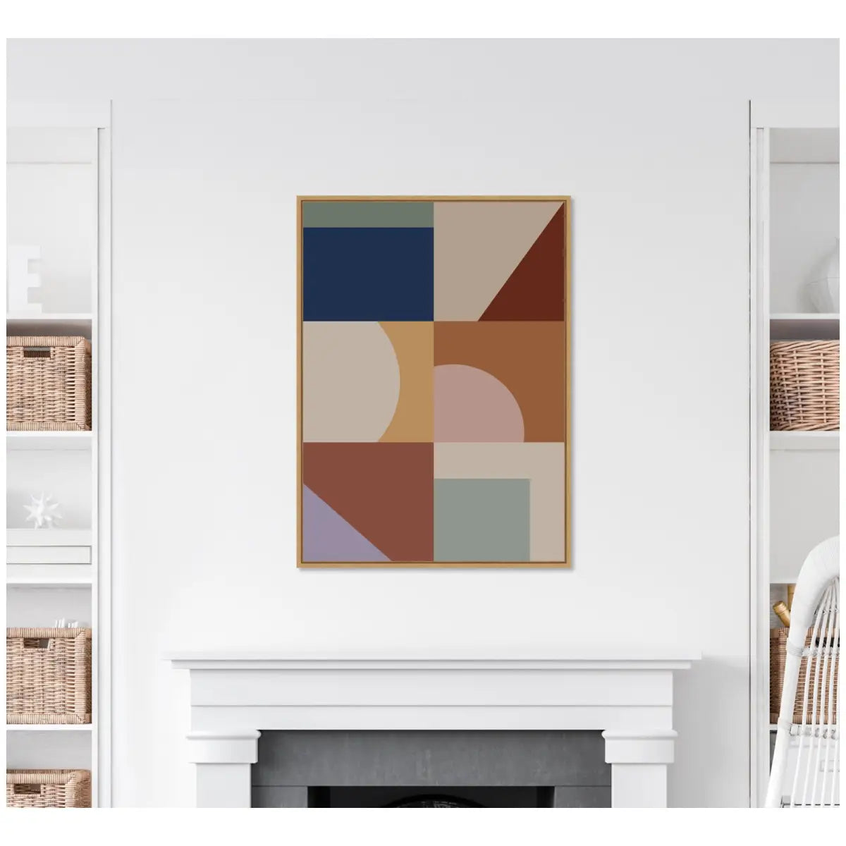 Modern Bohemian Pattern 1 - Framed Canvas Wall Art Print - kateandlaurel