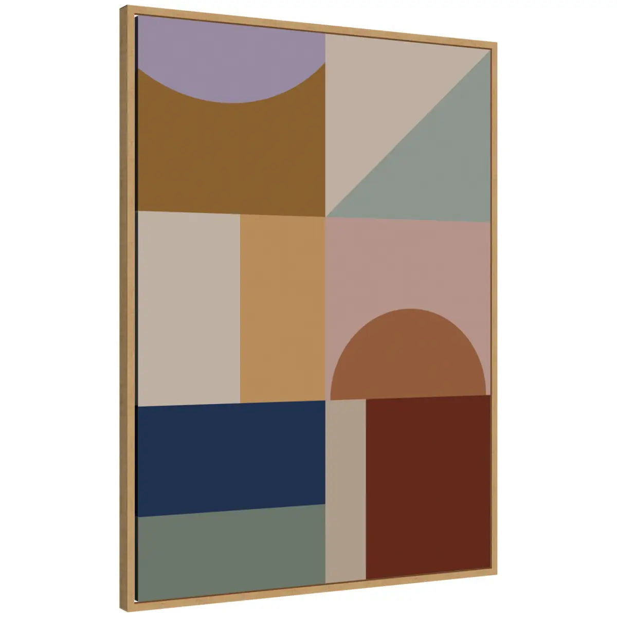 Modern Bohemian Pattern 2 - Framed Canvas Wall Art Print - 28x38 - kateandlaurel