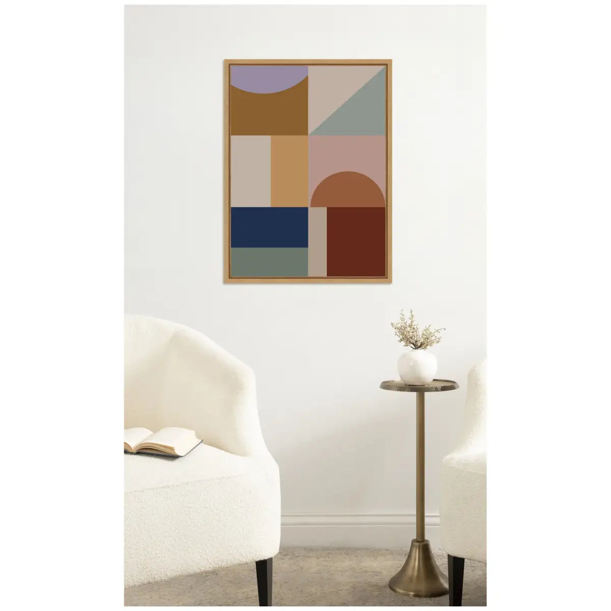 Modern Bohemian Pattern 2 - Framed Canvas Wall Art Print - kateandlaurel