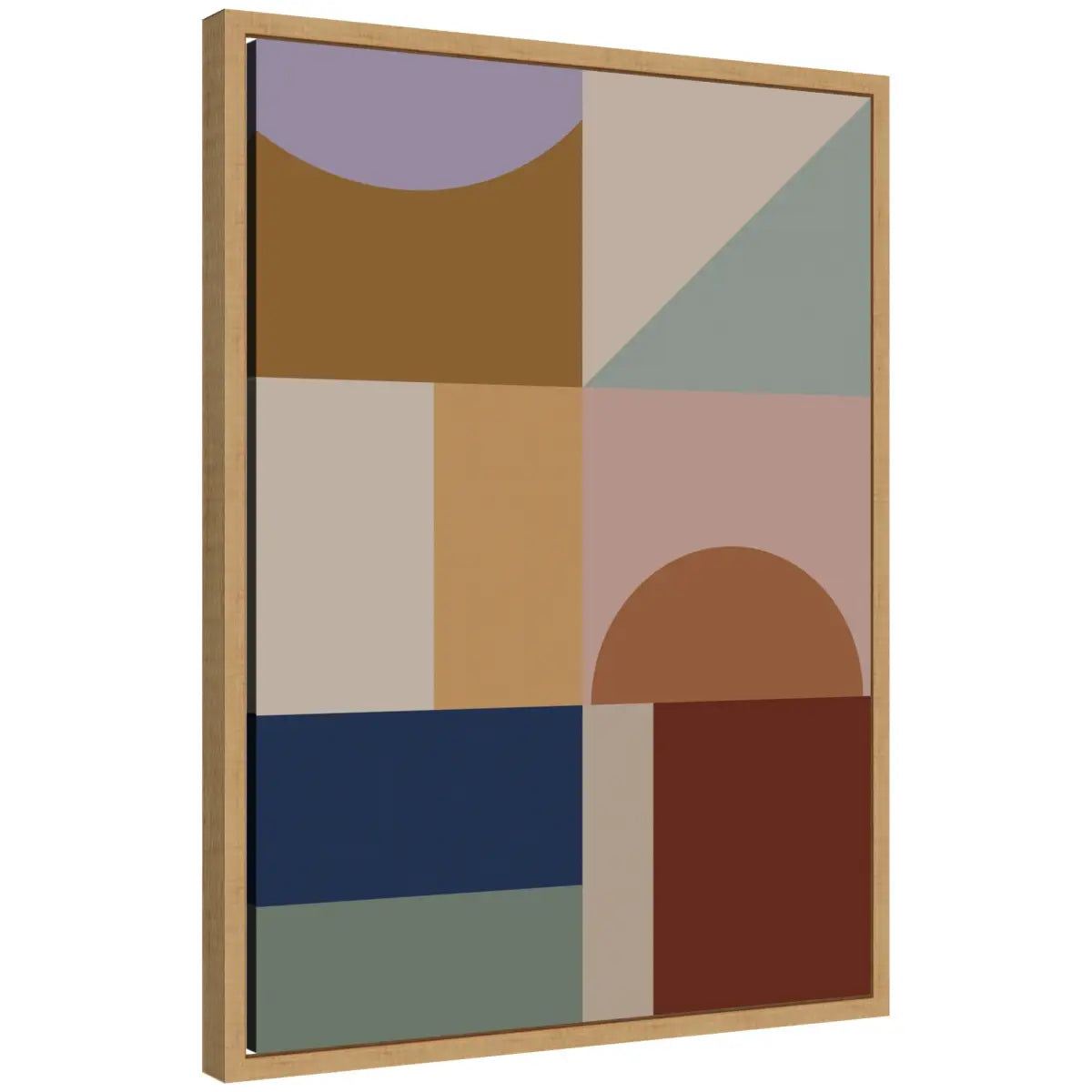 Modern Bohemian Pattern 2 - Framed Canvas Wall Art Print - 18x24 - kateandlaurel