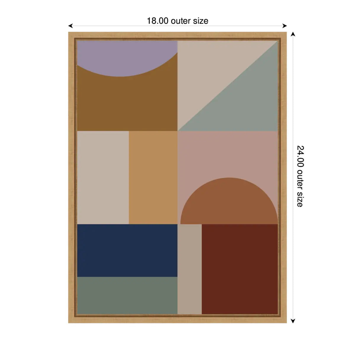 Modern Bohemian Pattern 2 - Framed Canvas Wall Art Print - kateandlaurel