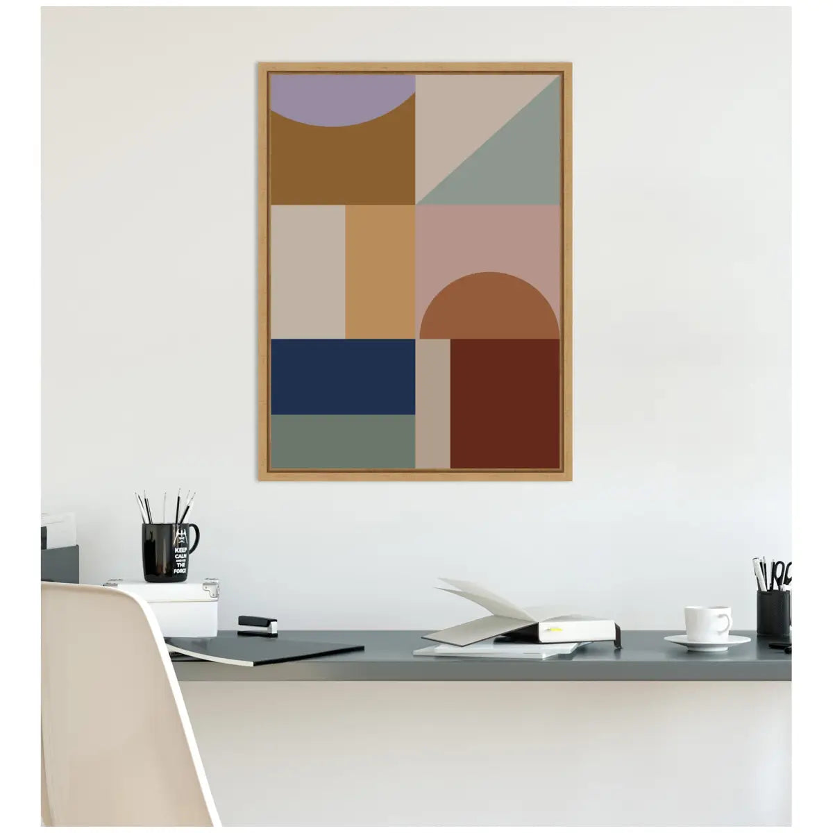 Modern Bohemian Pattern 2 - Framed Canvas Wall Art Print - kateandlaurel