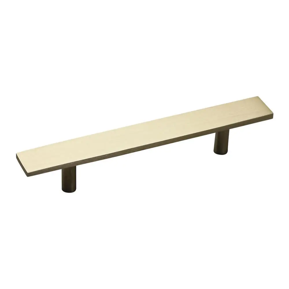 Modern Flat Bar Cabinet Dresser Pull Brass - Ave Home