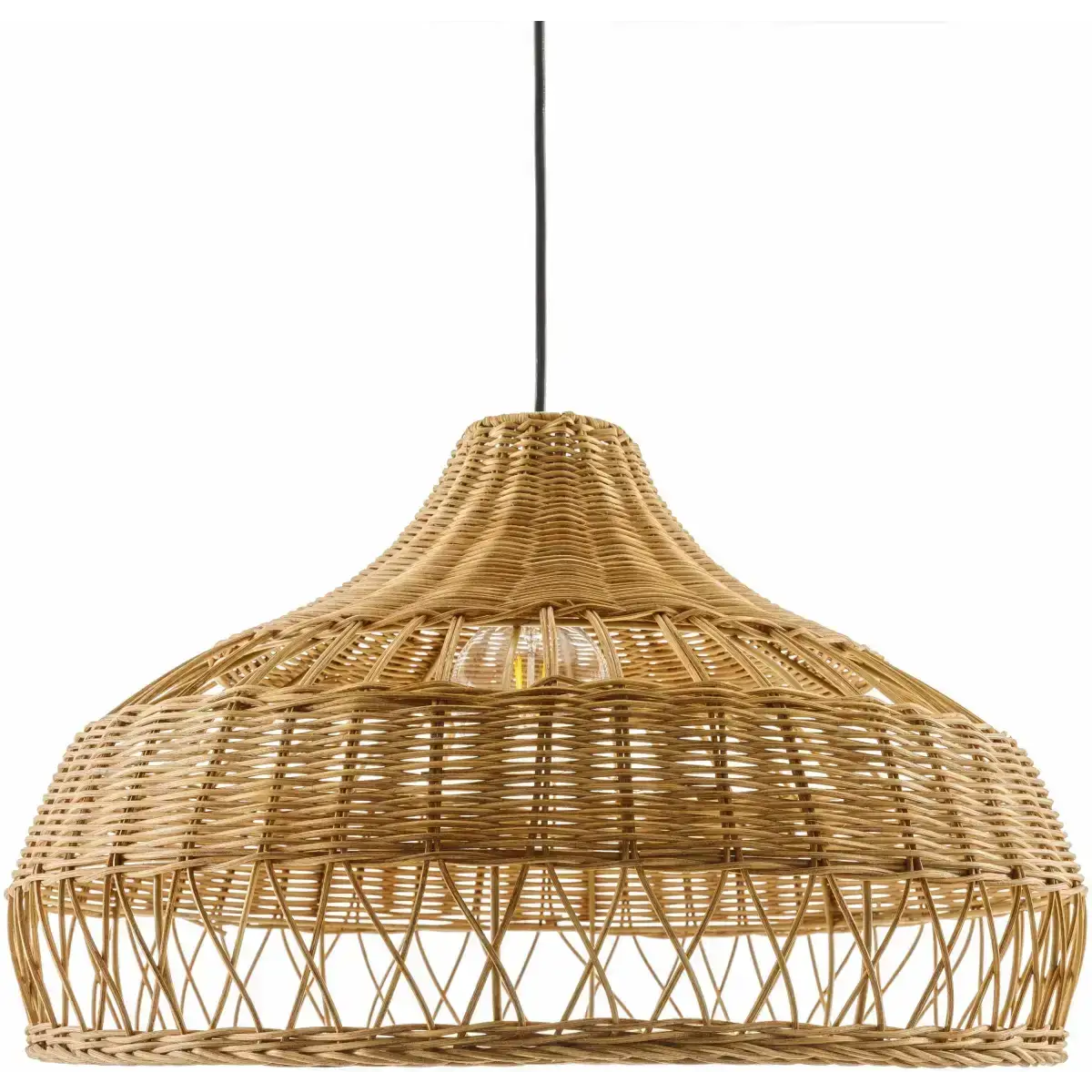 Modern Rattan Pendant Light - Boutique Rugs