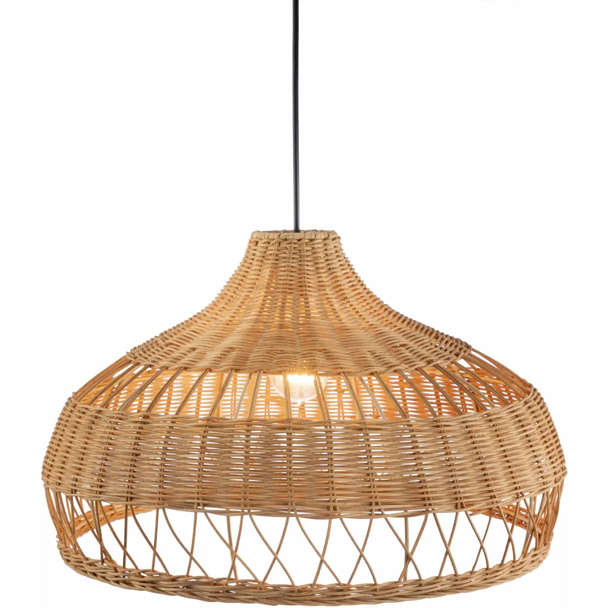 Modern Rattan Pendant Light - Boutique Rugs