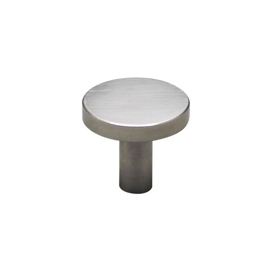 Modern Round Cabinet Dresser Knob Nickel - Ave Home