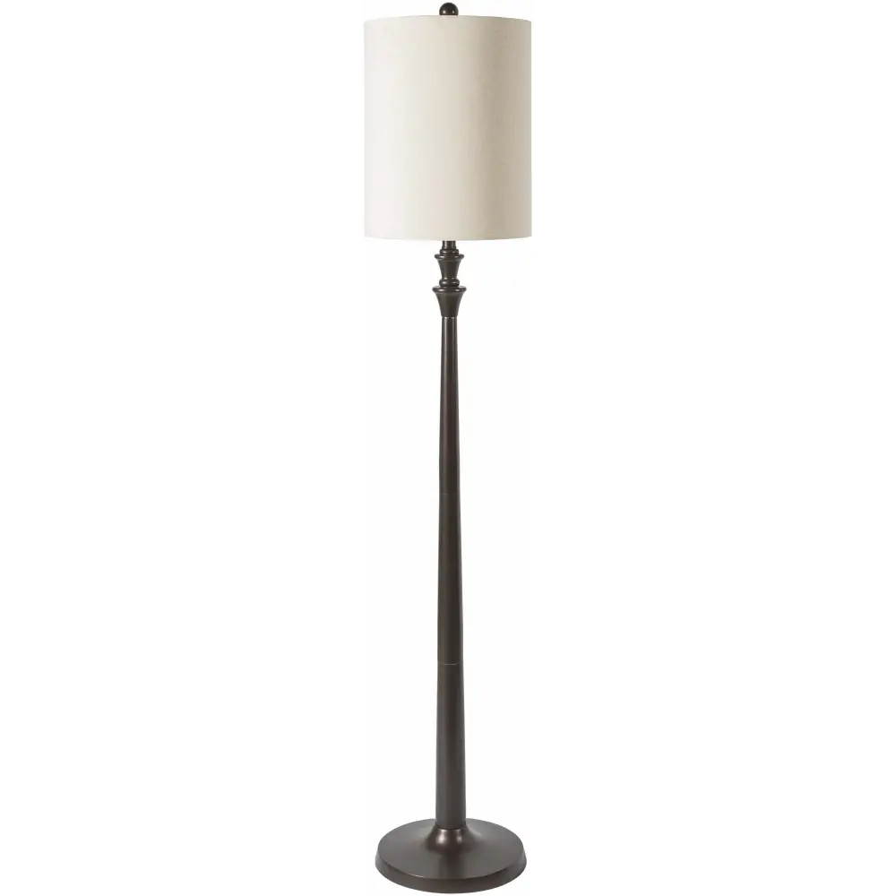 Modern Tall Black Floor Lamp - 64’’H x 12’’W x 12’’D - Boutique Rugs