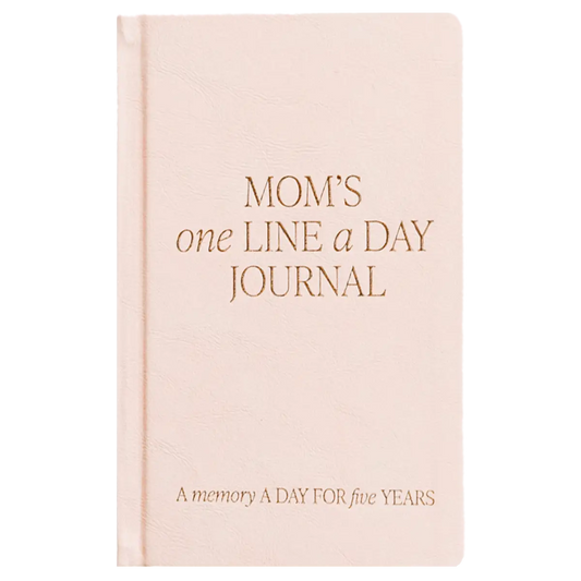 Mom’s One Line A Day Leather Journal - Sweet Water Decor