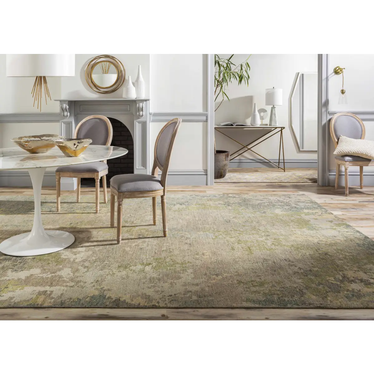 Monamon Round Rattan Mirror - Boutique Rugs