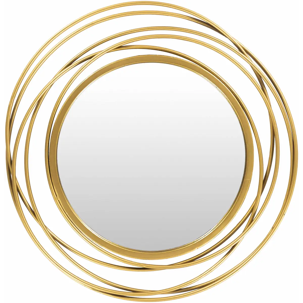 Monamon Round Rattan Mirror - 22’’H x 21’’W Round - Boutique Rugs