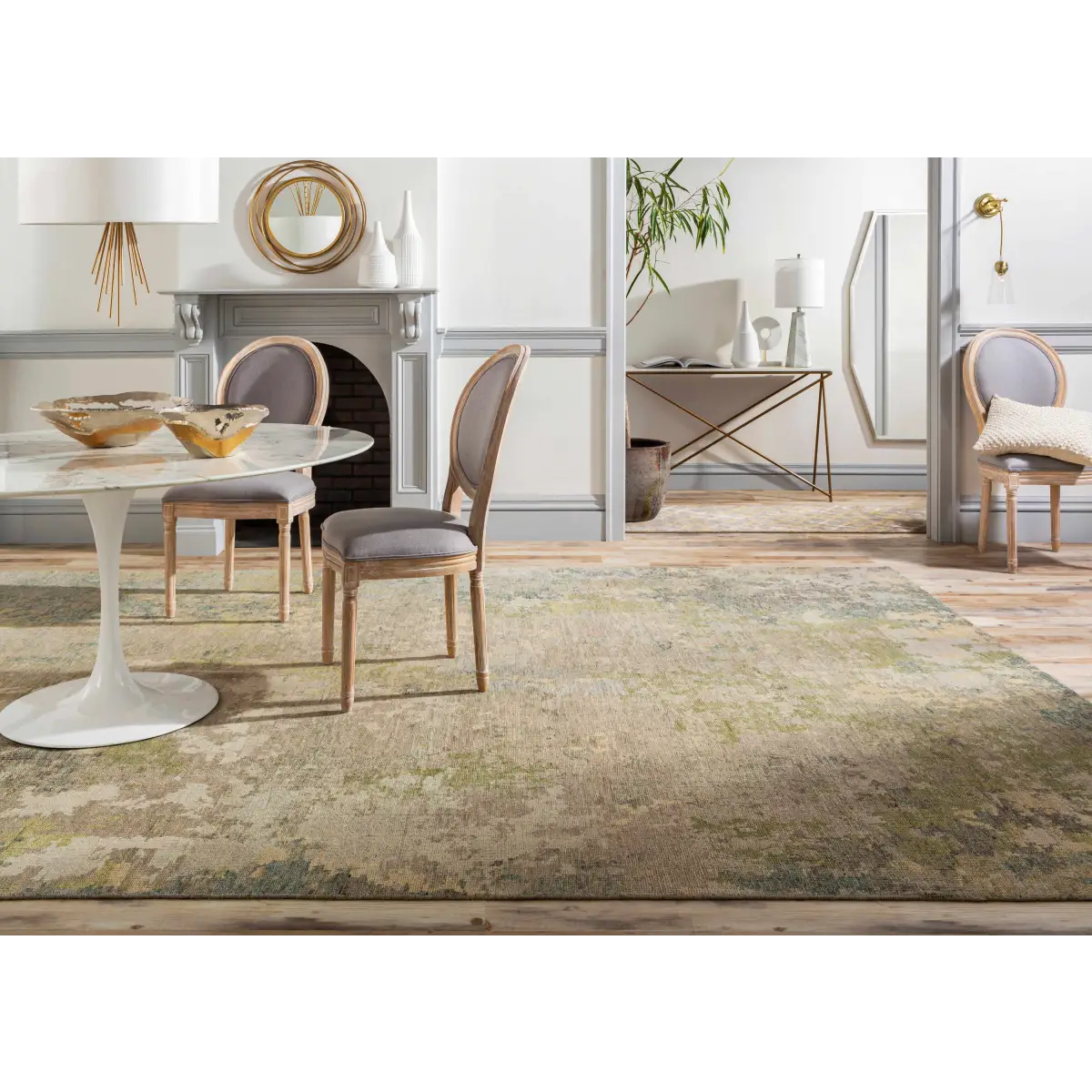 Monamon Round Rattan Mirror - Boutique Rugs