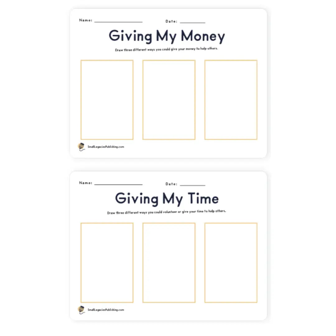 Money Mindset K-2 Activity Pack (Digital Download) - Small Legacies