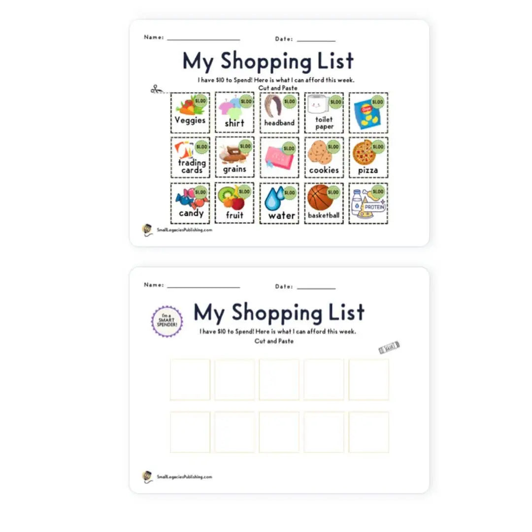 Money Mindset K-2 Activity Pack (Digital Download) - Small Legacies
