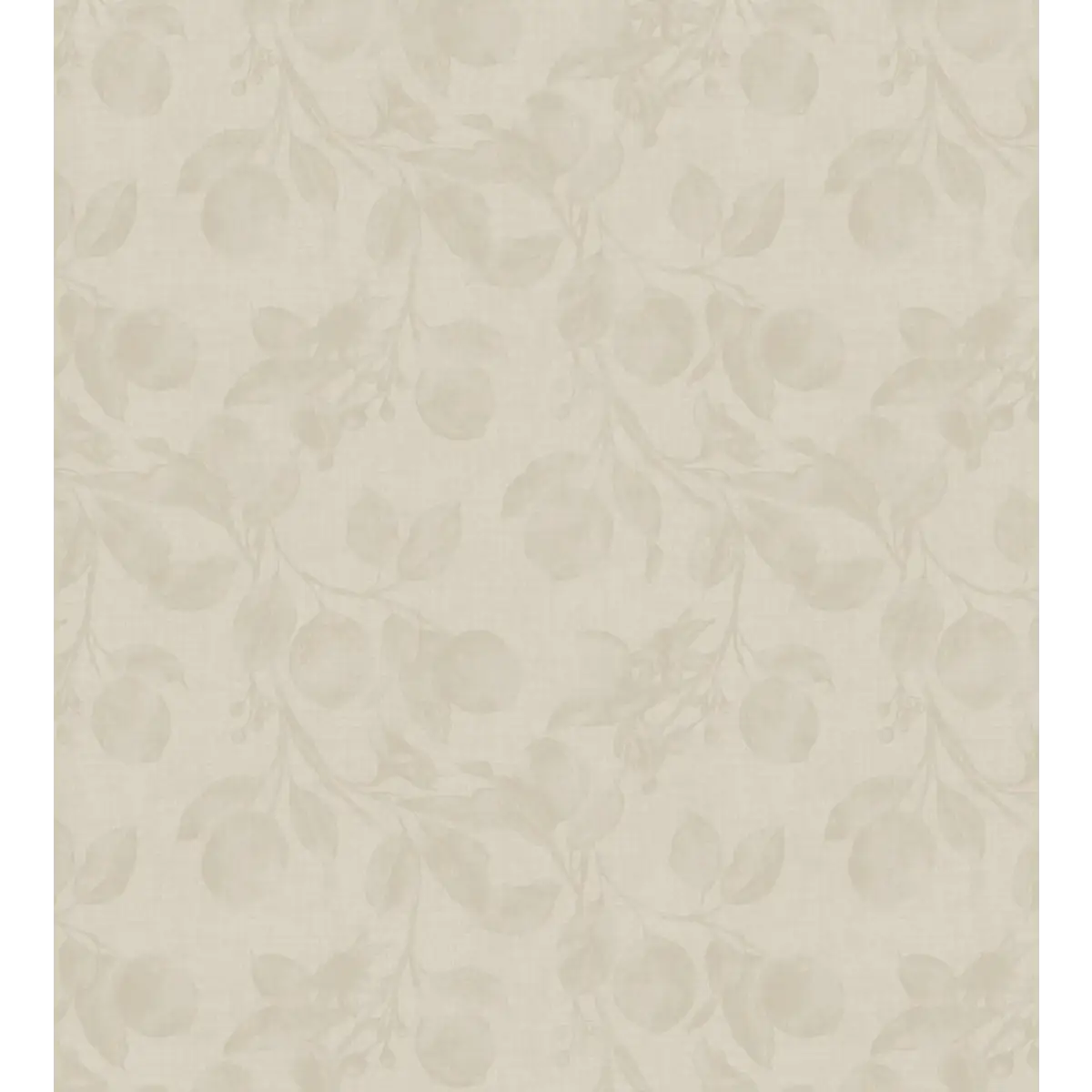 Monica’s Orchard Wallpaper - Fruit Trees - by Safari Natalia x Taddy Mikelaites - Sample 1 foot by 1 foot / Linen
