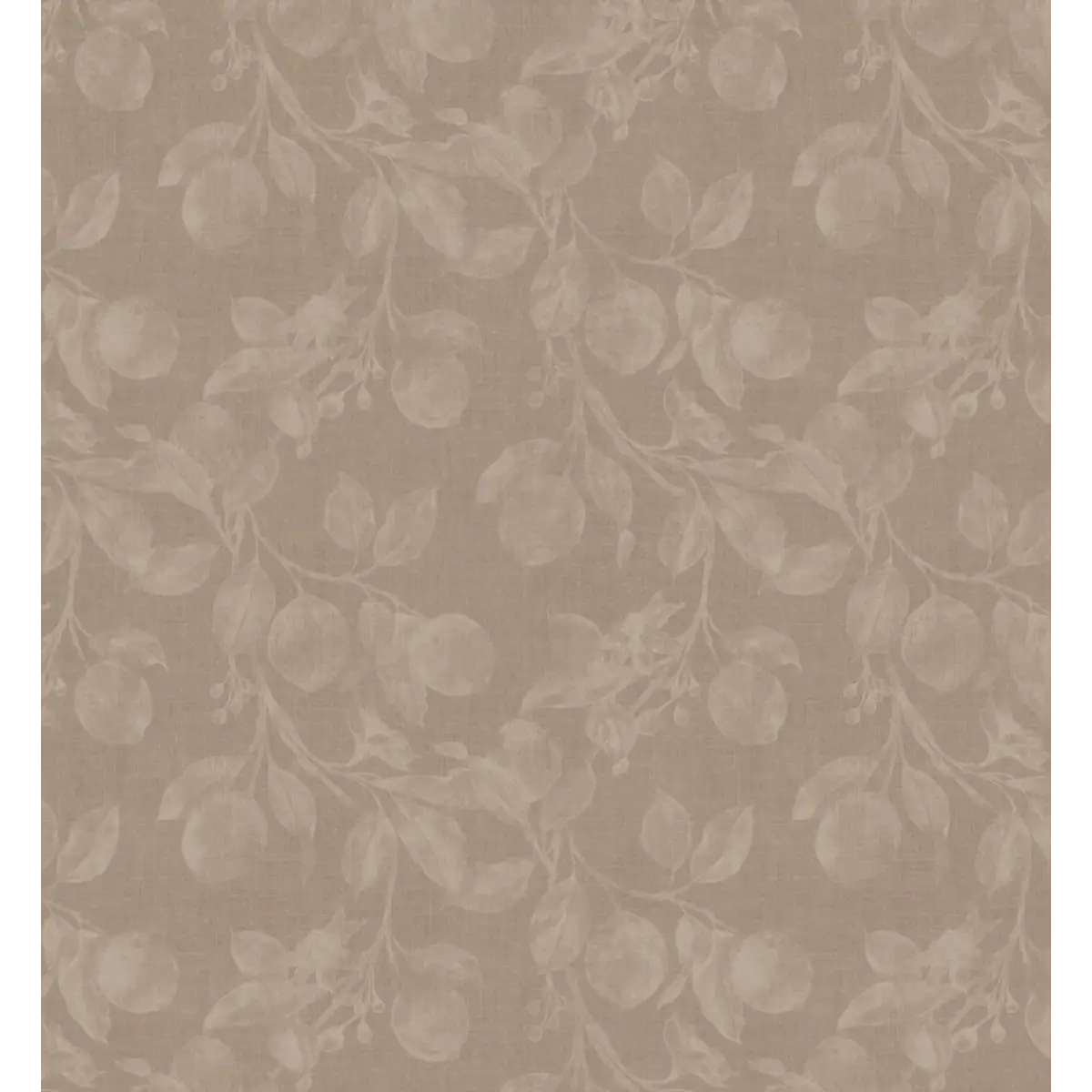 Monica’s Orchard Wallpaper - Fruit Trees - by Safari Natalia x Taddy Mikelaites - Sample 1 foot by 1 foot / Dusty Mauve