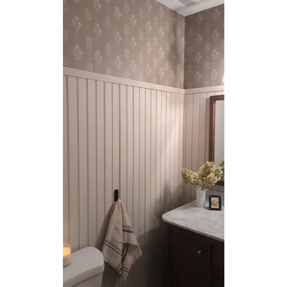 Monroe Wallpaper - Floral Triple Stripe for Kids - Loomwell Home Goods