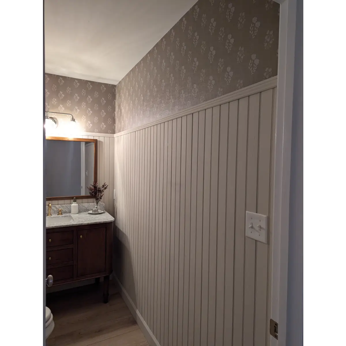 Monroe Wallpaper - Floral Triple Stripe for Kids - Loomwell Home Goods
