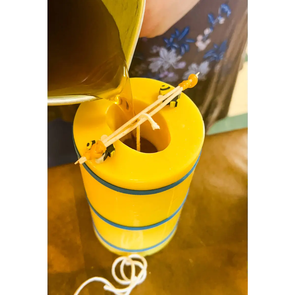 Morel Mushroom Candle - 100% Beeswax - Handmade - Messner Bee Farm