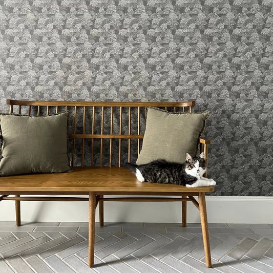 Morrigan Wallpaper - Grassy Calm - by Grateful Artsy Soul - Loomwell Home Goods