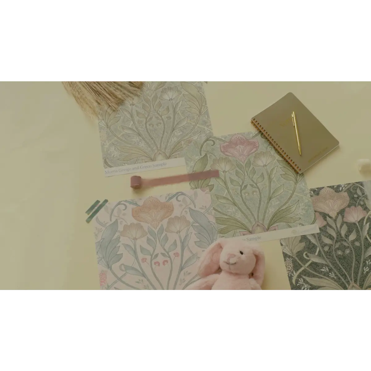 Morris Wallpaper - Botanical Pattern - by Aynsley Ovard x Bloomery Decor - Loomwell Home Goods