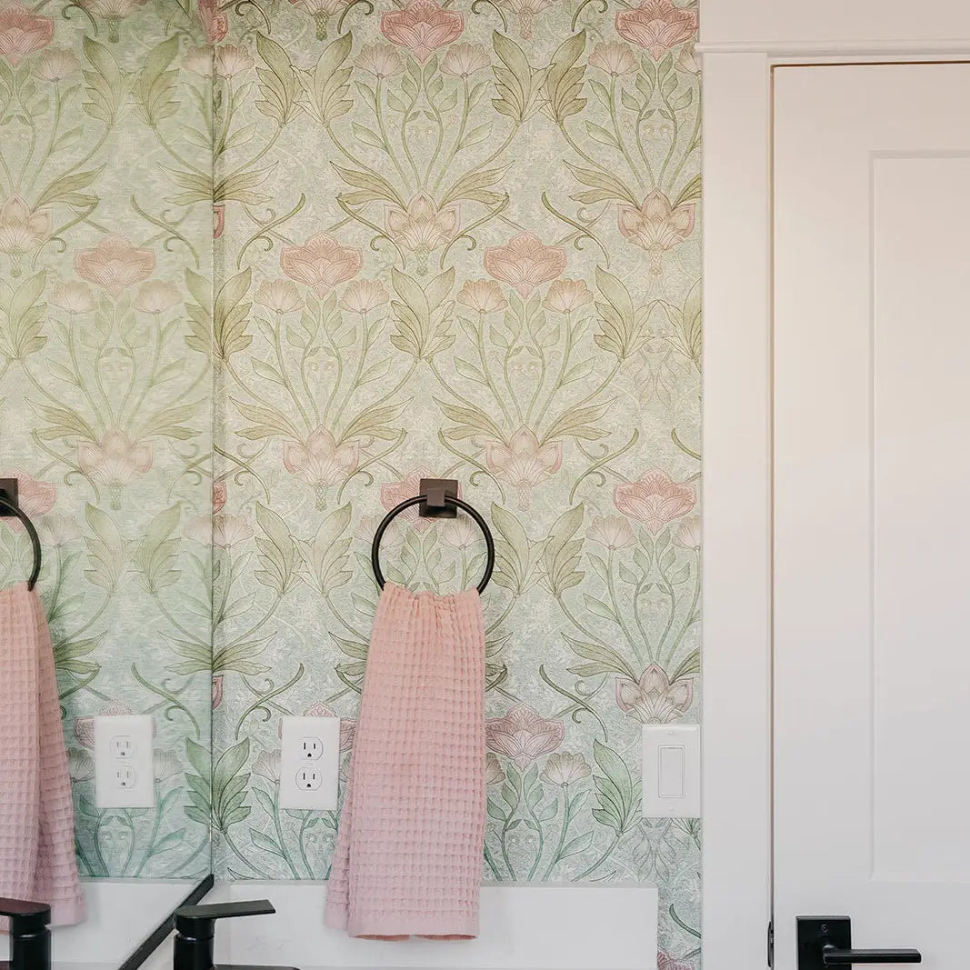 Morris Wallpaper - Botanical Pattern - by Aynsley Ovard x Bloomery Decor - Loomwell Home Goods