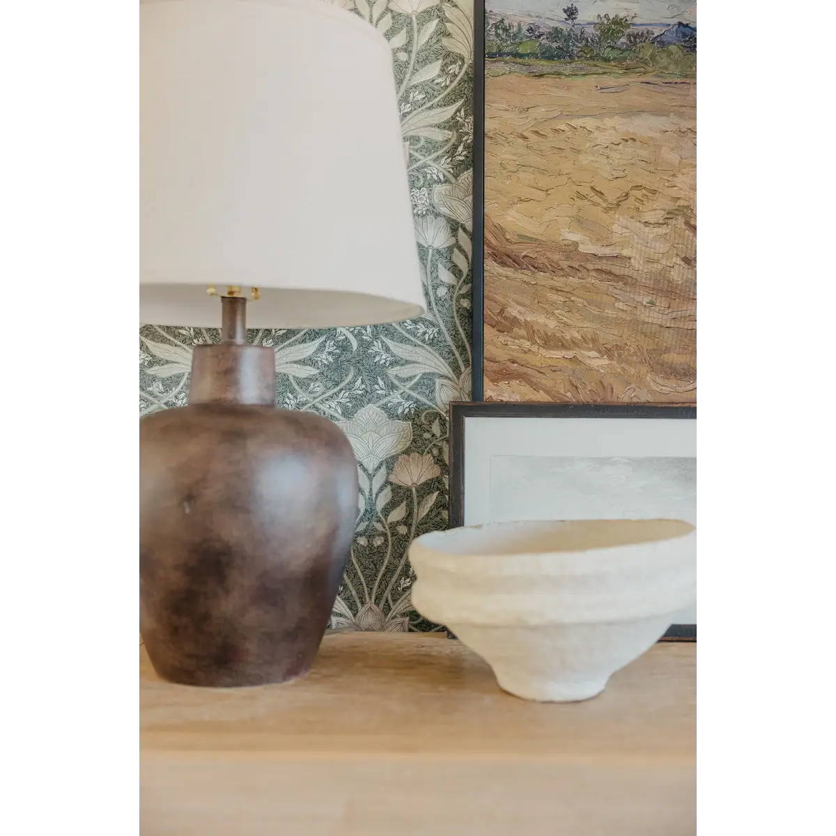 Morris Wallpaper - Botanical Pattern - by Aynsley Ovard x Bloomery Decor - Loomwell Home Goods