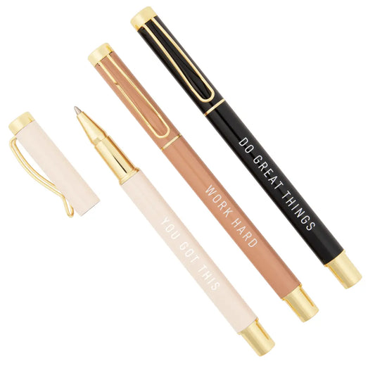 Motivational Metal Pen Set - Sweet Water Decor