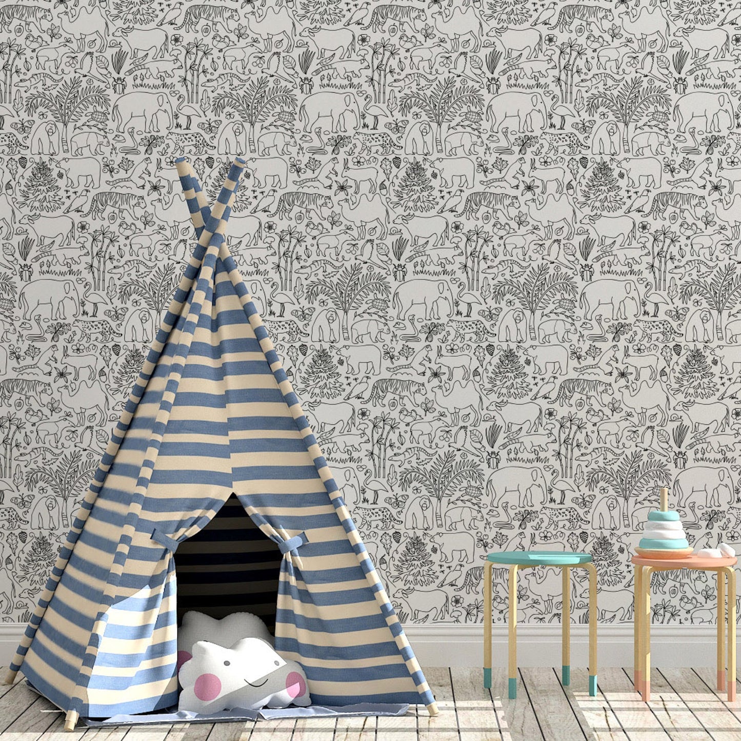 Mowgli Wallpaper - Loomwell Home Goods