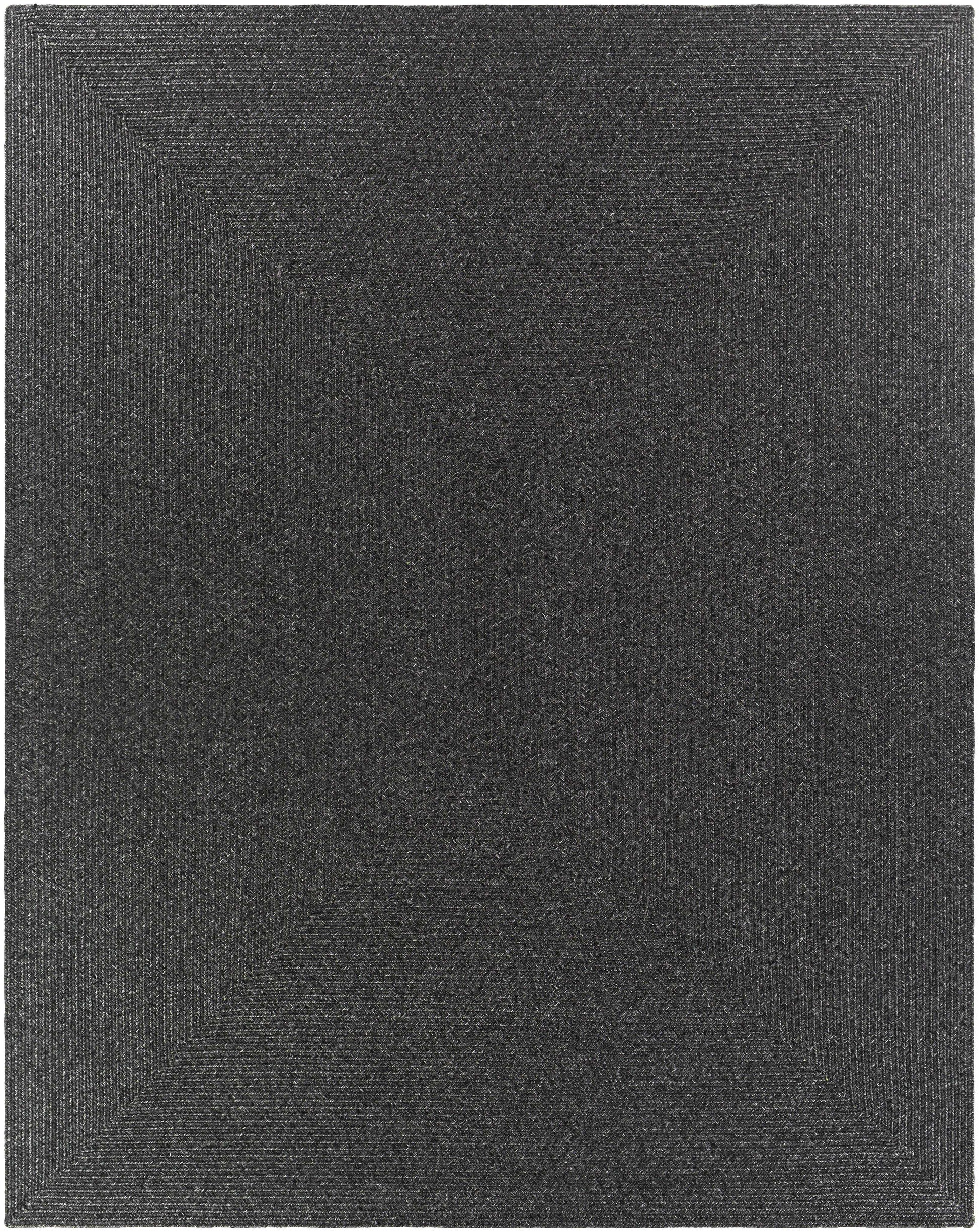 Black Braided Faux Jute Rug - 7’6’’ x 9’6’’ Rectangle - Boutique Rugs