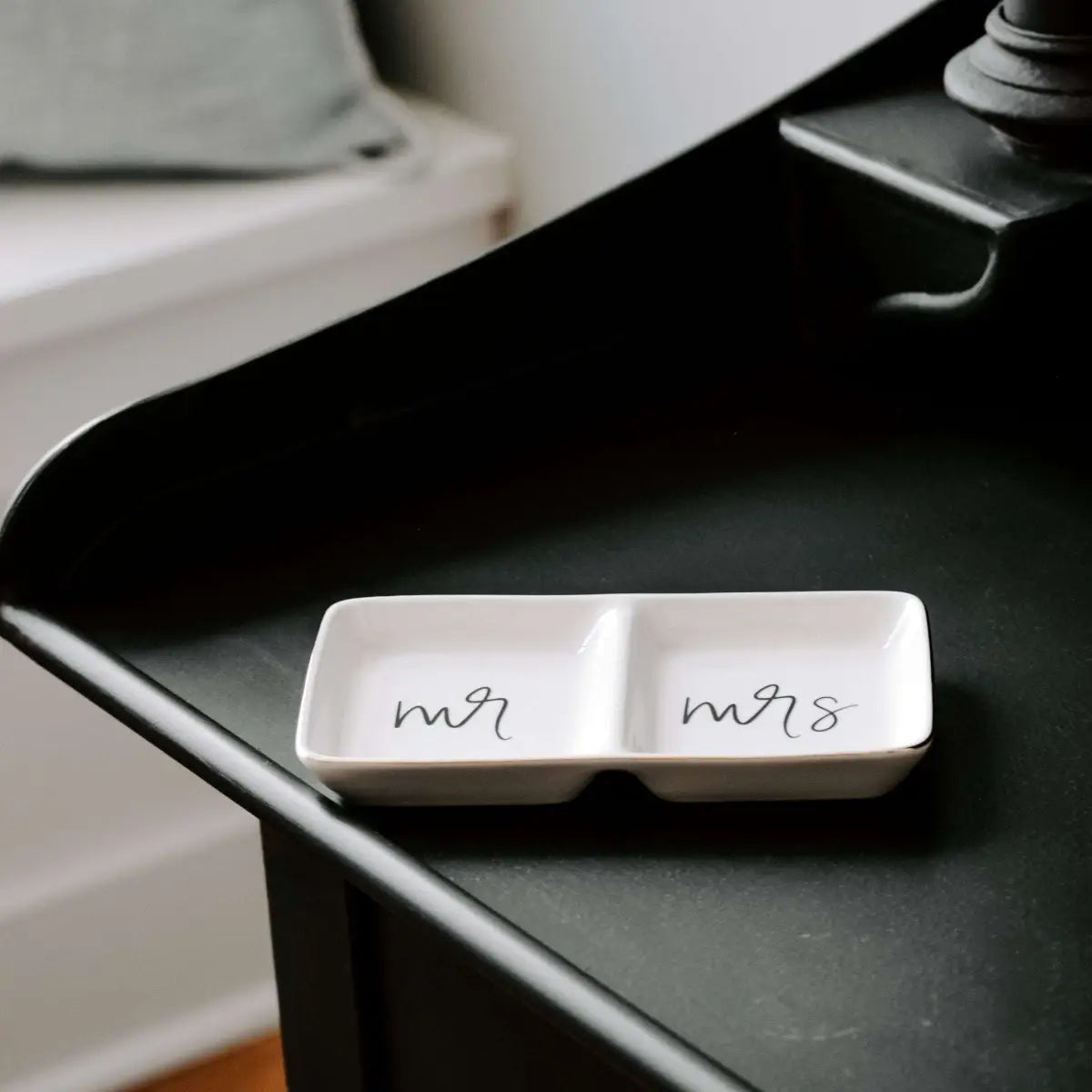 Mr. and Mrs. Jewelry Dish - Sweet Water Decor
